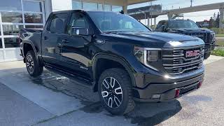 Black 2024 GMC Sierra 1500 AT4 Review Calgary AB  Wolfe Calgary [upl. by Aundrea]