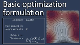 Basic optimization problem formulation [upl. by Calesta]