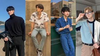 Best Korean Outfits for Men with Names  Korean Mens Fashion  Outfit Ideas for Men [upl. by Luapnaej]