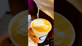 youtubeshorts cappuccino4k starbucks coffeelatte latteart BlackRifleCoffeeCompany shorts [upl. by Eadrahs]