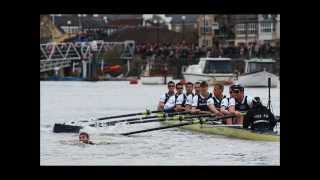 oxford boat race 2012 HALTED Trenton Oldfield arrested [upl. by Thilde]