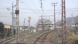 Trains of Japan  Nagano Dentetsu line from Nagano station to Yudanaka station FULL [upl. by Hewet776]