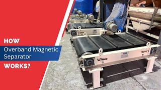 How Overband Magnetic Separator Works  Jaykrishna Magnetics Pvt Ltd [upl. by Katushka222]