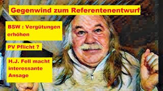 Gegenwind zum Referentenentwurf EEG 2023 Photovoltaikanlagen Pflicht EEG2 [upl. by Aineg]