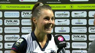 Myrthe van Kesteren Huizen dames 🏑 Tulp Hoofdklasse Interviews ‘24’25 [upl. by Anaihr77]