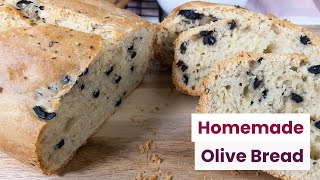 Homemade Olive Bread [upl. by Giffy]