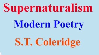 Coleridge as a poet of Supernatural Kubla Khan Christabel  Rime of Ancient Mariner [upl. by Tol961]