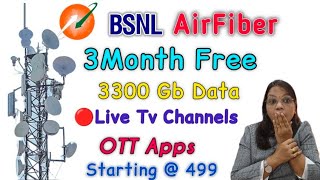 BSNL AirFiber Free For 3 Months  BSNL IPTv  BSNL Cinema Plus  BSNL AirFiber 2024  BSNL Airfiber [upl. by Corvin]