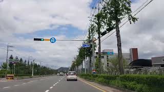 덕계 이마트트레이더스웅상대로웅상소방서7번국도 진입 주행영상 yangsan city driving road trip [upl. by Yttel]