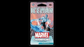 News ICEMAN Marvel Champions le jeu de cartes [upl. by Milty247]