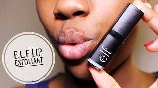 How to Use ELF Lip Exfoliator the RIGHT Way  theajawhite [upl. by Ttocs436]