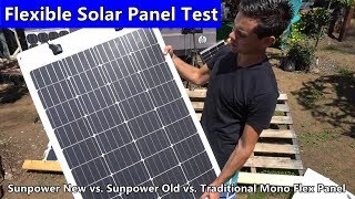 Flexible Solar Panel Output Test Sunpower Cells After A Year vs Traditional Mono Flex Panel [upl. by Alys330]