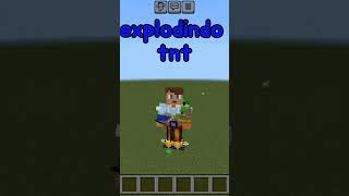 explodindo tnt minecraft jogos [upl. by Isador]