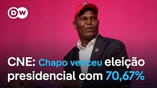 Em direto CNE divulga resultados das eleições gerais em Moçambique [upl. by Riplex291]