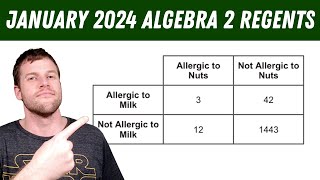 Algebra 2 Regents January 2024 Parts 2 3 and 4 Questions 25  37 [upl. by Ayekahs722]