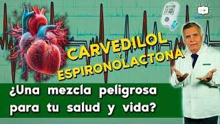 INTERACCIONES MEDICAMENTOSAS CARVEDILOL y ESPIRONOLACTONA MEDICBIEN programa 37 [upl. by Joice]