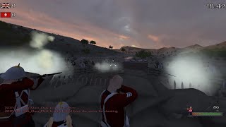 Old map Rorkes Drift dusk battle AZW mod in Mount amp Blade Warband Napoleonic Wars [upl. by Varien]