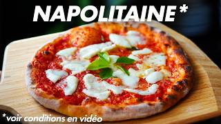 Pizza napolitaine SANS four à pizza  méthode INRATABLE [upl. by Hanimay642]