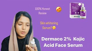 kojic acid ഉപയോഗിച്ചാൽ ശെരിക്കും വെളുക്കുമോDermaco 2 kojic acid review in Malayalam skincare yt [upl. by Waller271]