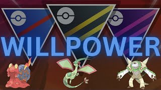 Great League Sunshine Cup Magcargo SHADOW Flygon Chesnaught team is WILLPOWER in PokemonGo [upl. by Htebizile]