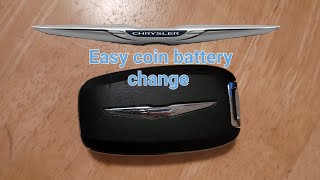 How to replace battery on Chrysler pacifica keyfob EASY DIY [upl. by Nennek60]