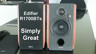 Edifier R1700BT  R1700BTs Powered Speakers Wonderful [upl. by Ttelracs]