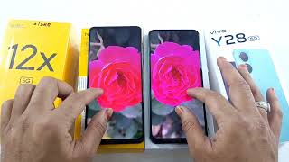 Realme 12X 5G Vs Vivo Y28 5g Camera test  Camera Comparison [upl. by Gorrono]