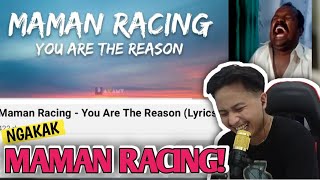 ANJIR NGAKAK LAGU MAMAN RACING [upl. by Ateloiv]