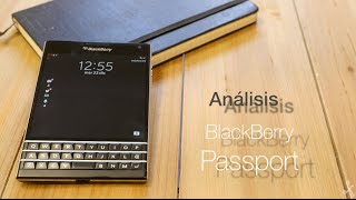 Análisis BlackBerry Passport review en español [upl. by Howlan]