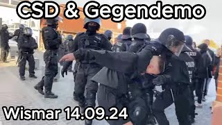 CSD Wismar amp Gegendemo 14924 [upl. by Nonnaehr425]