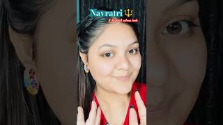 9 days 9 colour look 💁❤️ song bollywood navratriseries navratrimakeup 👰‍♀️navratri🔱❤️ [upl. by Evan202]