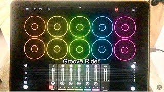 How to add sequenced BASS and DRUMS to LOOPS in Loopy Pro using Groove Rider [upl. by Nivlek]