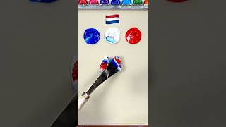 What color do mixed flags make part 4 paintmixing colormixing satisfyingart asmart tapping [upl. by Hgielra]