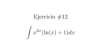 Integral Indefinida Cambio de variable  Ejercicio 12 [upl. by Rutra]