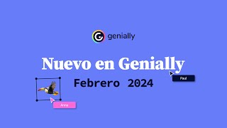 Nuevo en Genially┃Febrero 2024 [upl. by Udenihc934]