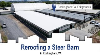 Reroofing a Steer Barn [upl. by Nohpets84]