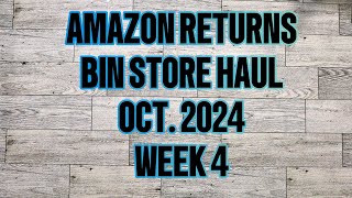 Amazon returns Oct 2024 Week 4 [upl. by Chauncey]