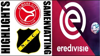 NAC Breda vs Almere City 10 Samenvatting  Eredivisie 20242025 [upl. by Ahsead]