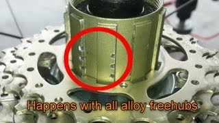 SRAMShimano Freehub Damage Gouging Problem HD [upl. by Curzon]