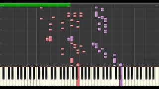 Salieris March to Mozart Amadeus  Synthesia Piano Tutorial 🎵 [upl. by Inaluahek]