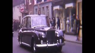 Queens visit to Stony Stratford and Wolverton 1966 [upl. by Haye]