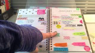 January 2015 Daily Planning System Part 2 Sugar Paper Planner [upl. by Olympie]