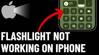 Fixed Flashlight Not Working on iPhone  Flashlight Grayed Out [upl. by Shreve]