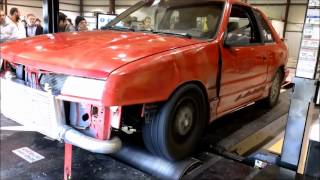 6g72 Turbo Duster Dyno Pull [upl. by Gentilis]