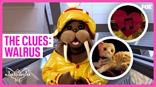 The Clues Walrus  Season 8 Ep 6  The Masked Singer [upl. by Nej]