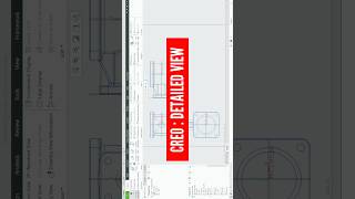 how to create detailed view in creo  creo drafting detailed view  detailview creotutorial [upl. by Meill544]