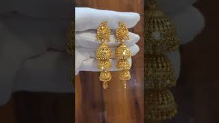 40 tench ke jhumke all indian supply available ready single jodi order de sakte hai gold jhumka [upl. by Robins66]