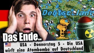 Amerika bewirft DEUTSCHLAND mit ATOMBOMBEN ENDE  Bundeskanzler Simulator 14 [upl. by Kraft551]