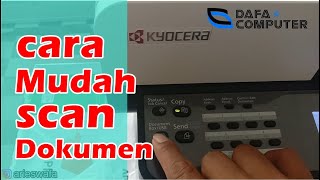 CARA SCAN DOKUMEN PRINTER KYOCERA M2040dn [upl. by Brien156]