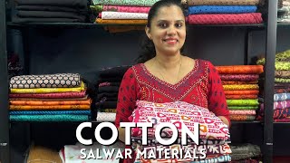 Cotton Salwar Materials Super Net Kota Salwar Materials [upl. by Domash42]